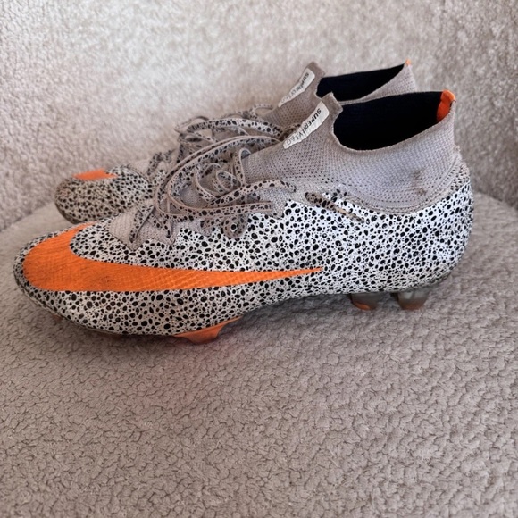 Nike Mercurial Superfly 360 Safari FG US 12.5 Soccer Cleats CQ4901-180 Flyknit main image 7